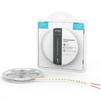 Лента GAUSS BASIC LED 2835/120 12V 4000K IP20 5m Лента GAUSS BASIC LED 2835/120 12V 4000K IP20 5m